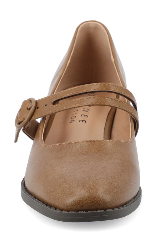 Journee Collection Savvi Mary Jane Pump In Tan