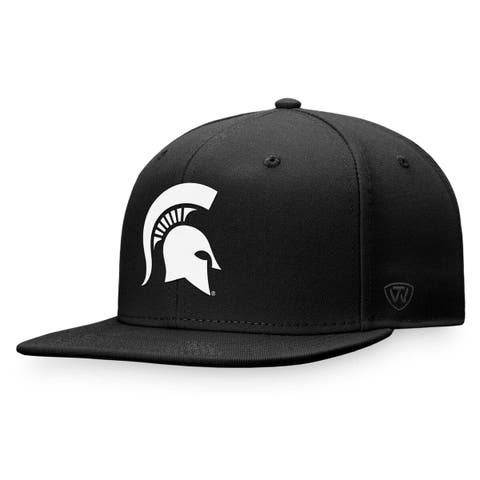 Men's Columbia White Michigan State Spartans PFG Snapback Adjustable Hat