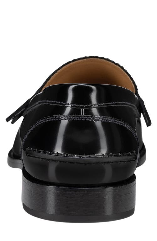 Shop Christian Louboutin Moc Toe Penny Loafer In Black