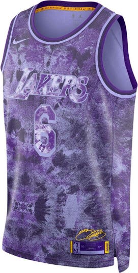 Nike Men's and Women's LeBron James Purple Los Angeles Lakers Select Series  Swingman Jersey