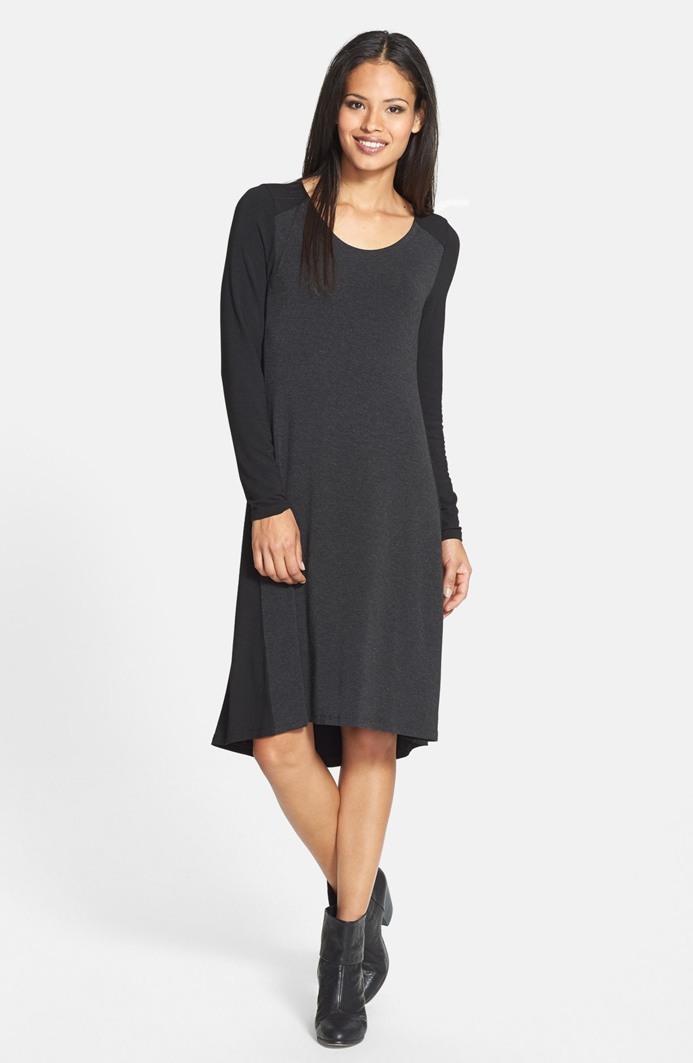 Eileen Fisher Soft V-Neck Dress | Nordstrom