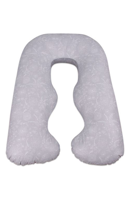 Leachco Back 'N Belly Chic Contoured Pregnancy Support Pillow in Floral Lace at Nordstrom