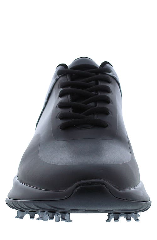 Shop Robert Graham Austwell Golf Shoe In Black