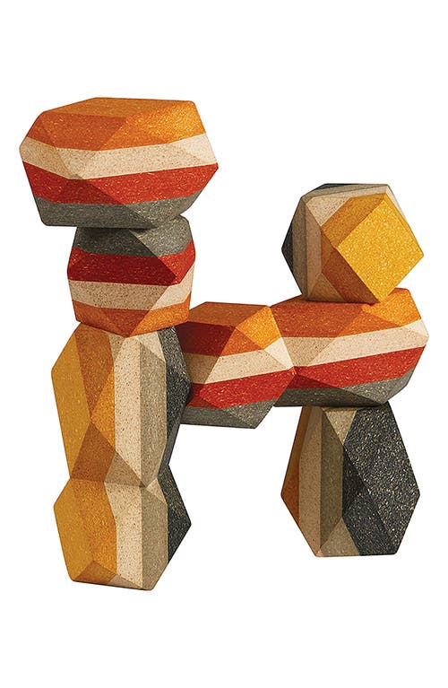 PlanToys Geo Stacking Rocks Playset in Assorted at Nordstrom