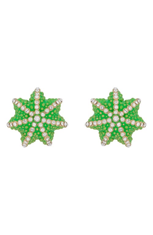 Oscar de la Renta Cactus Stud Earrings in Green at Nordstrom