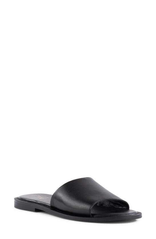 Shop Seychelles Orchid Slide Sandal In Black