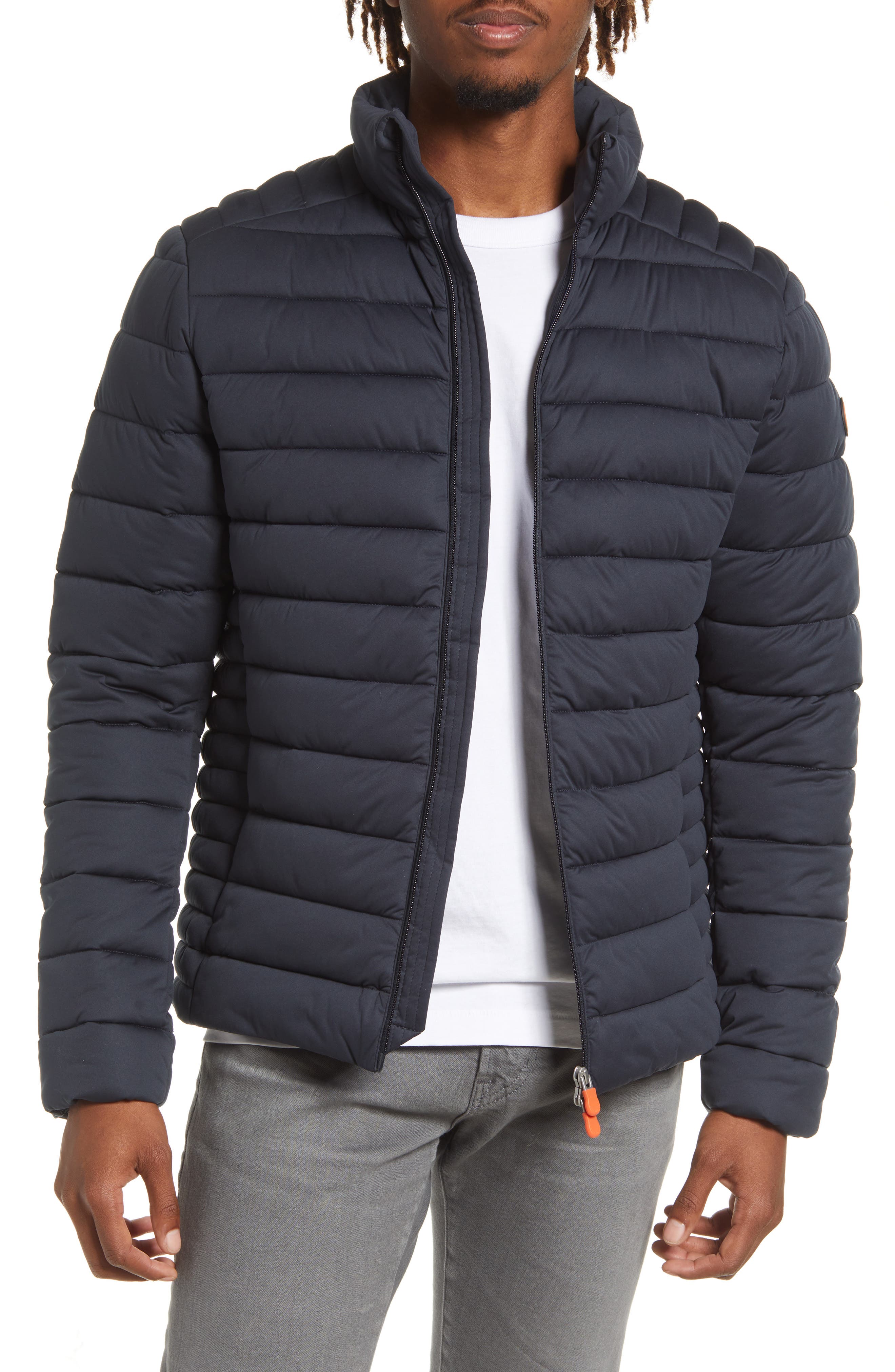 NE_ Men's Fashion Winter Warm Down Jacket Stand Collar Slim Zip Coat Outwear H 
