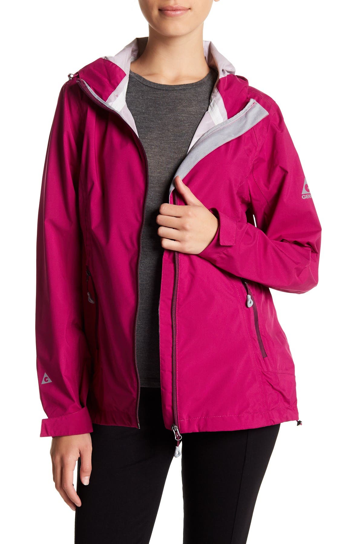 gerry hooded rain jacket