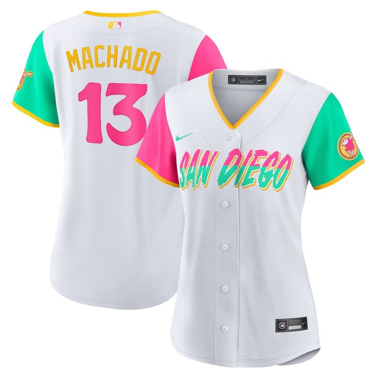 Nike Manny Machado White San Diego Padres 2022 City Connect Replica