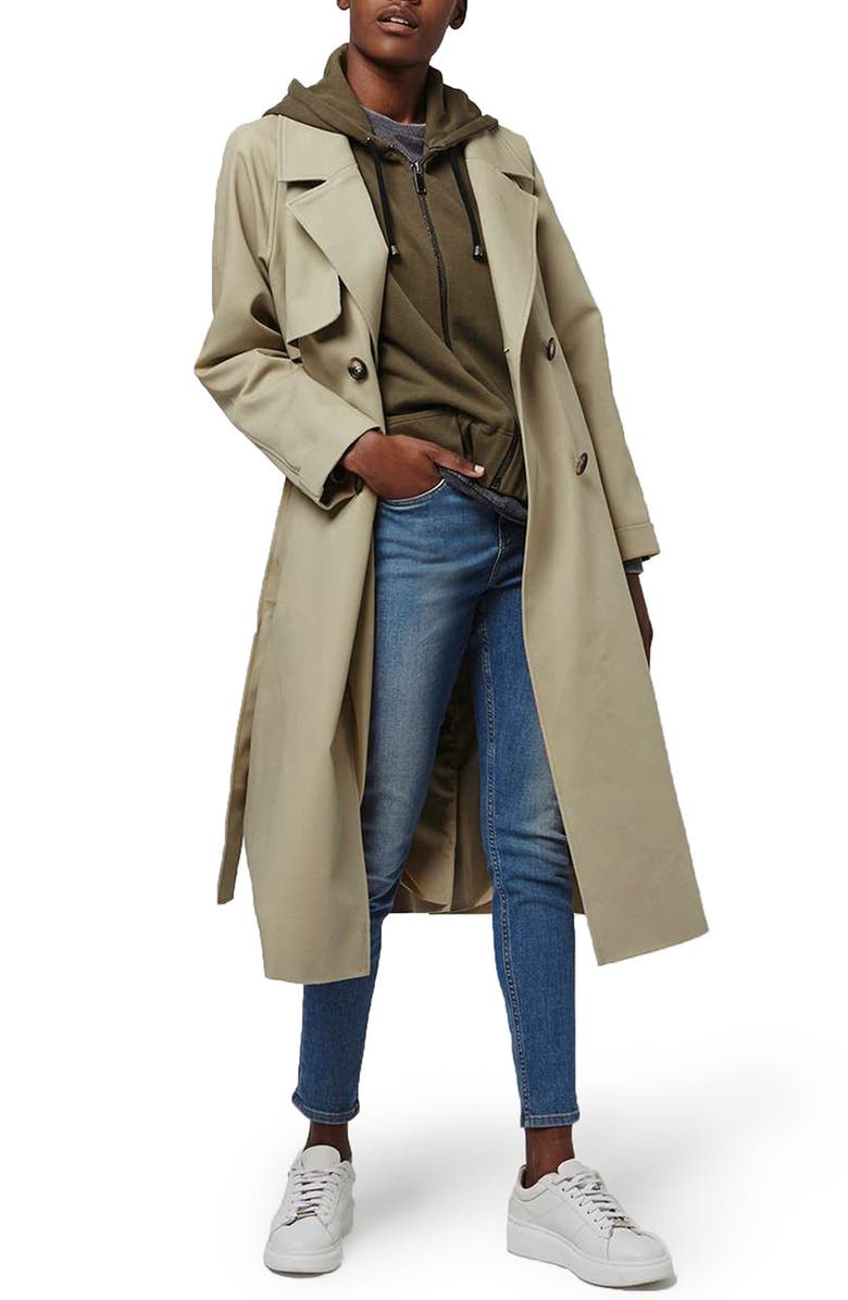 Hoodie and trench coat Clearance