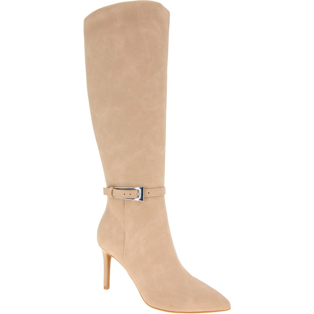 Bcbgeneration Abbin Womens Zipper Manmade Knee-high Boots In Doeskin