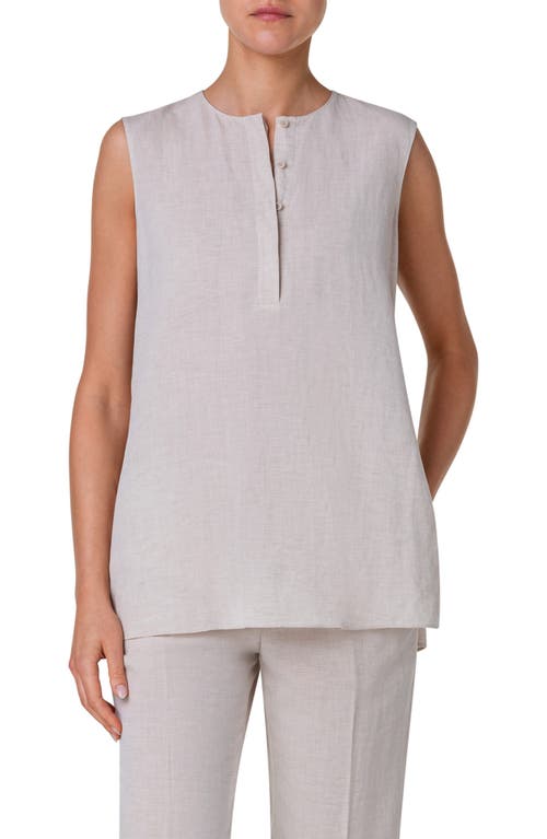 Akris punto Mélange Tunic Top Flax at Nordstrom,