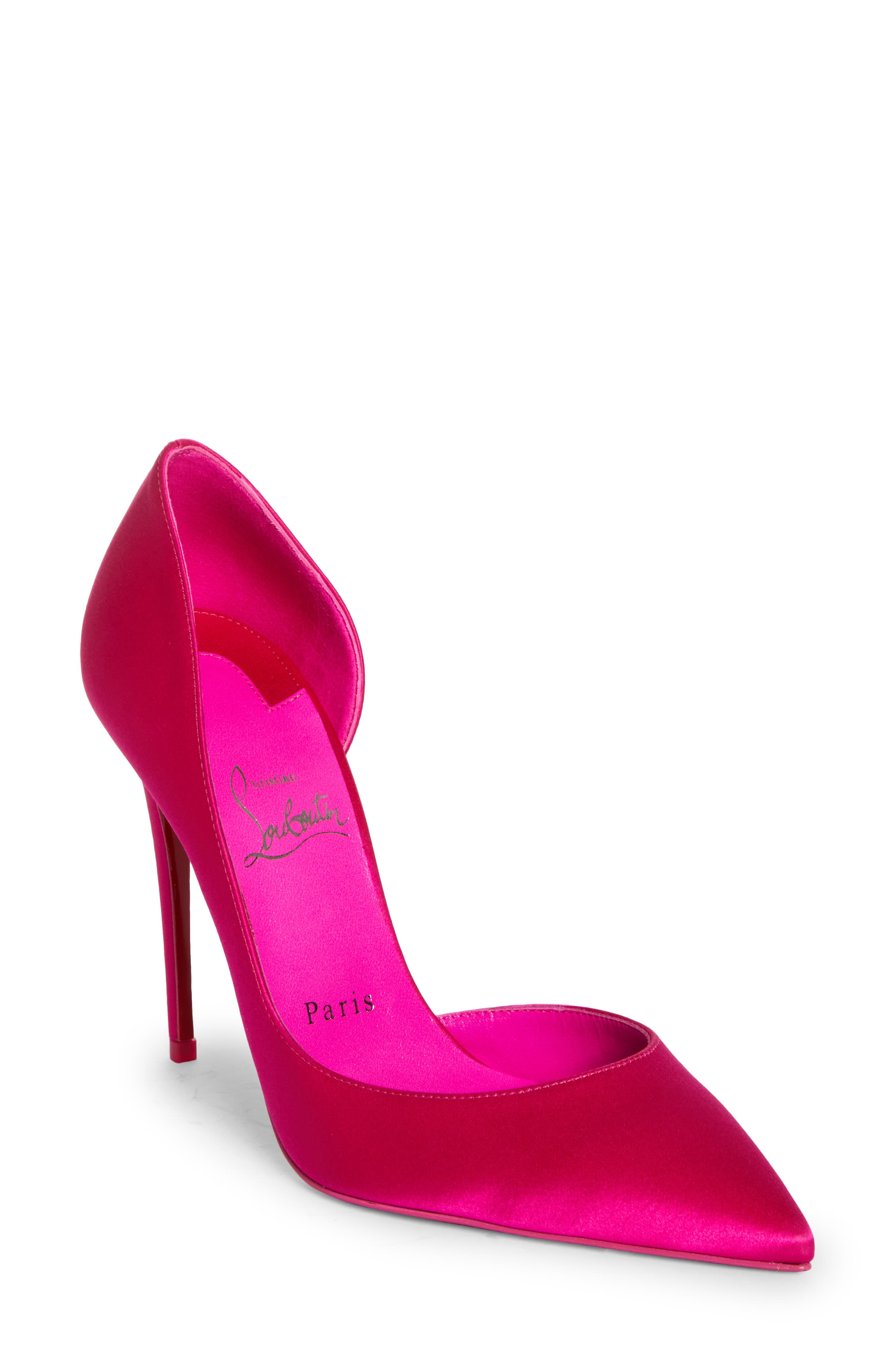 Hot pink designer pumps Store Black Friday
