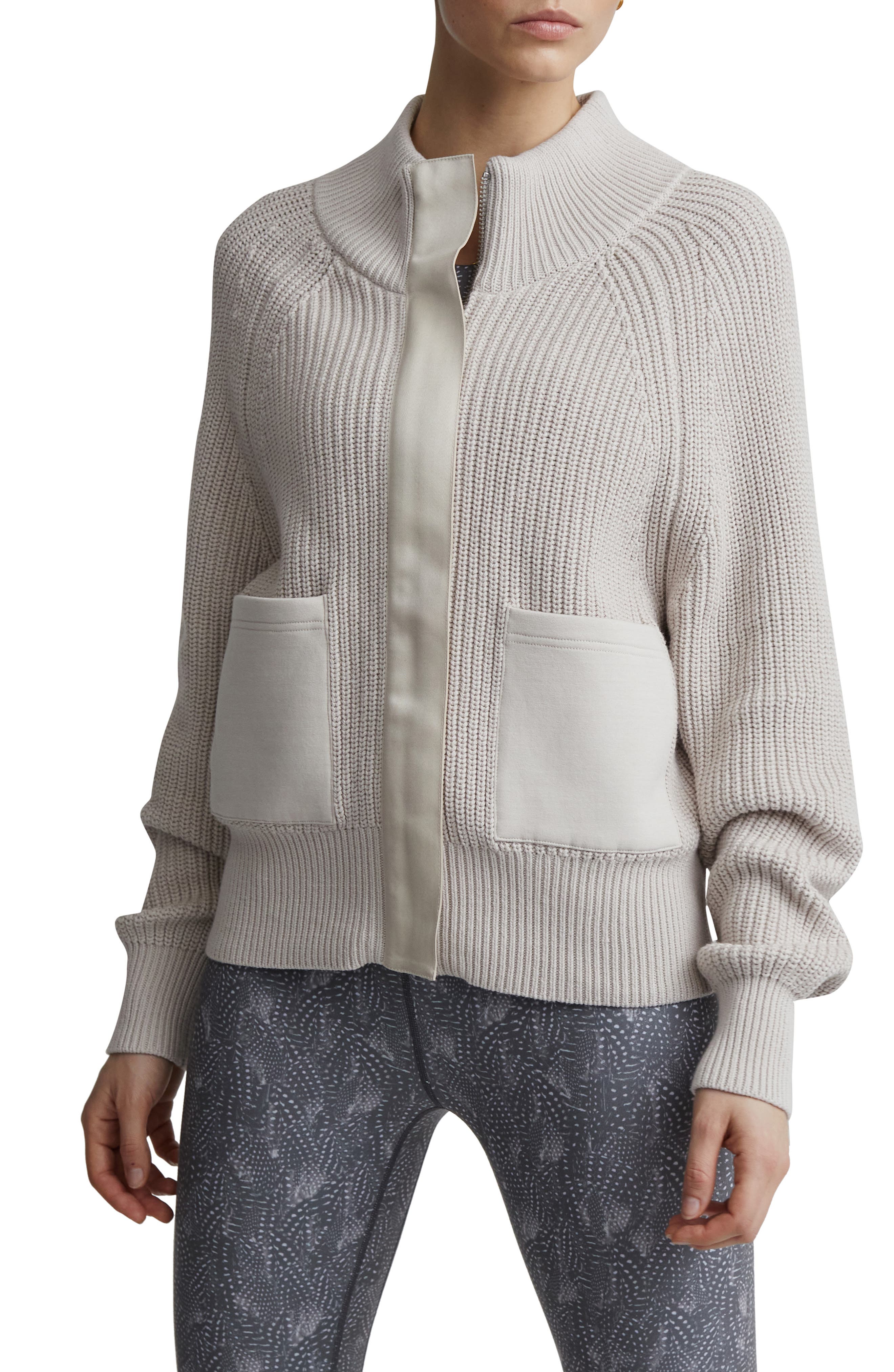 bomber jacket cardigan