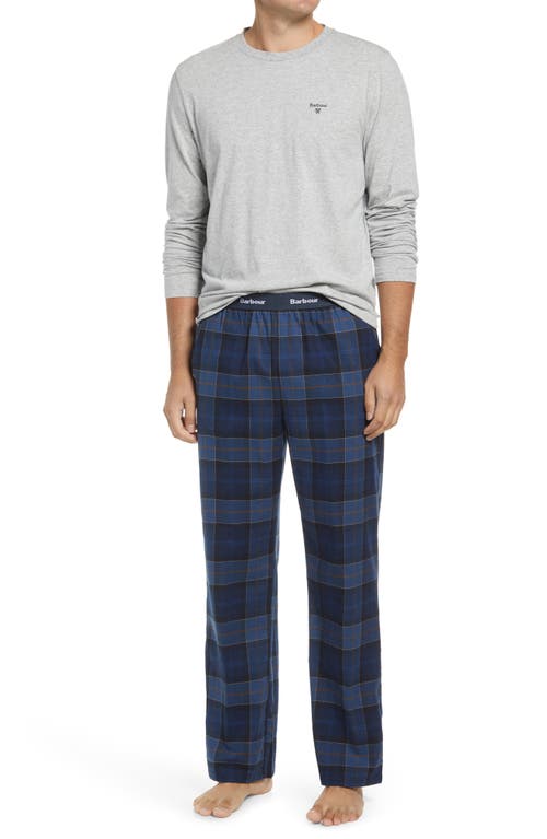 Barbour Doug Pajamas in Midnight Tartan at Nordstrom, Size Small