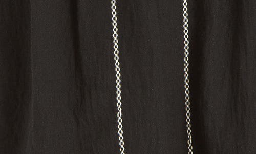 Max Studio Bubble Sleeve Mini Dress In Black-black