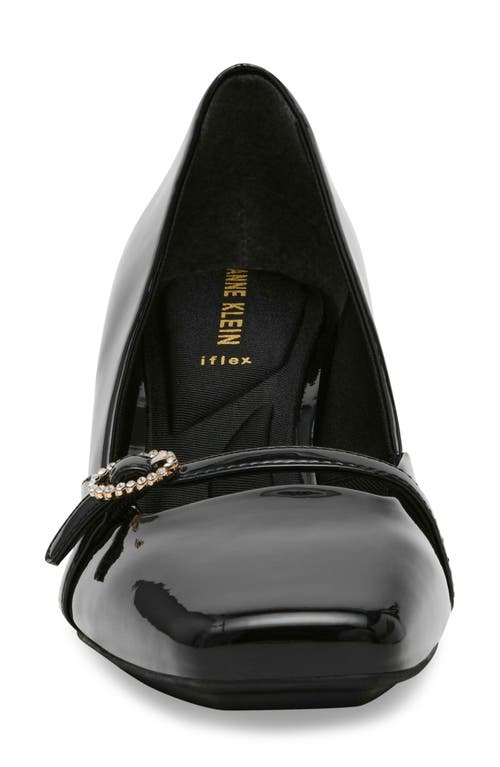 Shop Anne Klein Lexington Mary Jane Pump In Black Patent