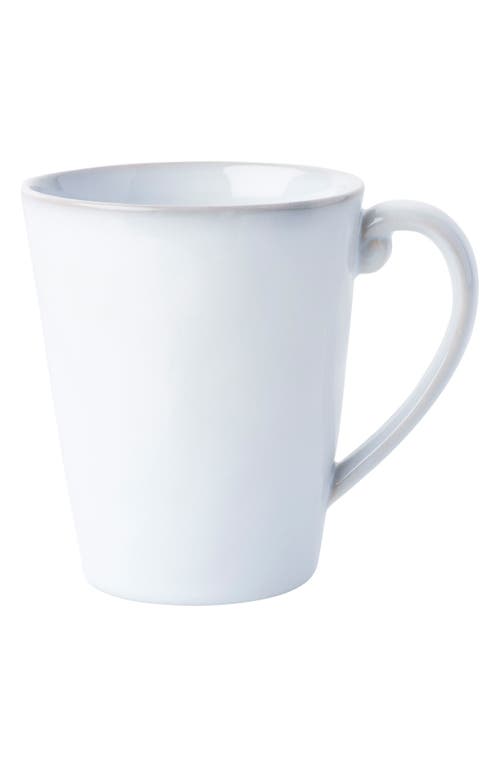 Juliska Quotidien White Truffle Ceramic Mug In White Truffle