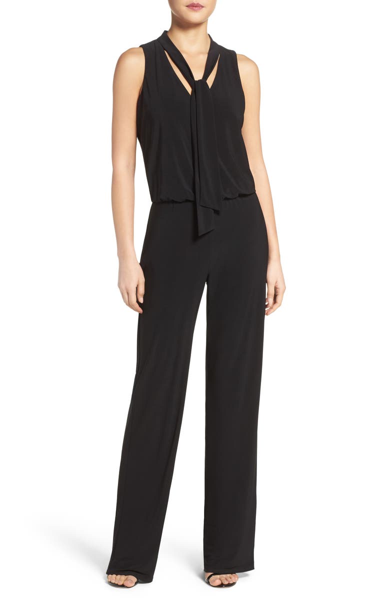 Laundry by Shelli Segal Tie Neck Jumpsuit | Nordstrom