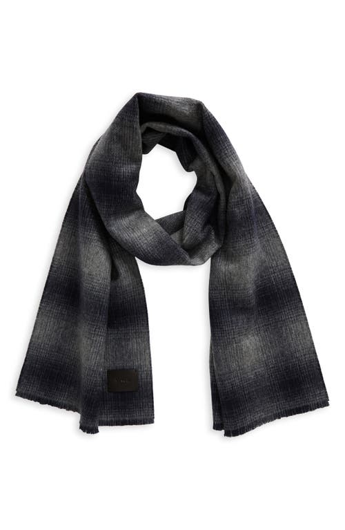 Shop Vince Double Face Wool & Cashmere Scarf In Medium Grey