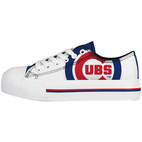 Women's FOCO Boston Red Sox Platform Canvas Shoes