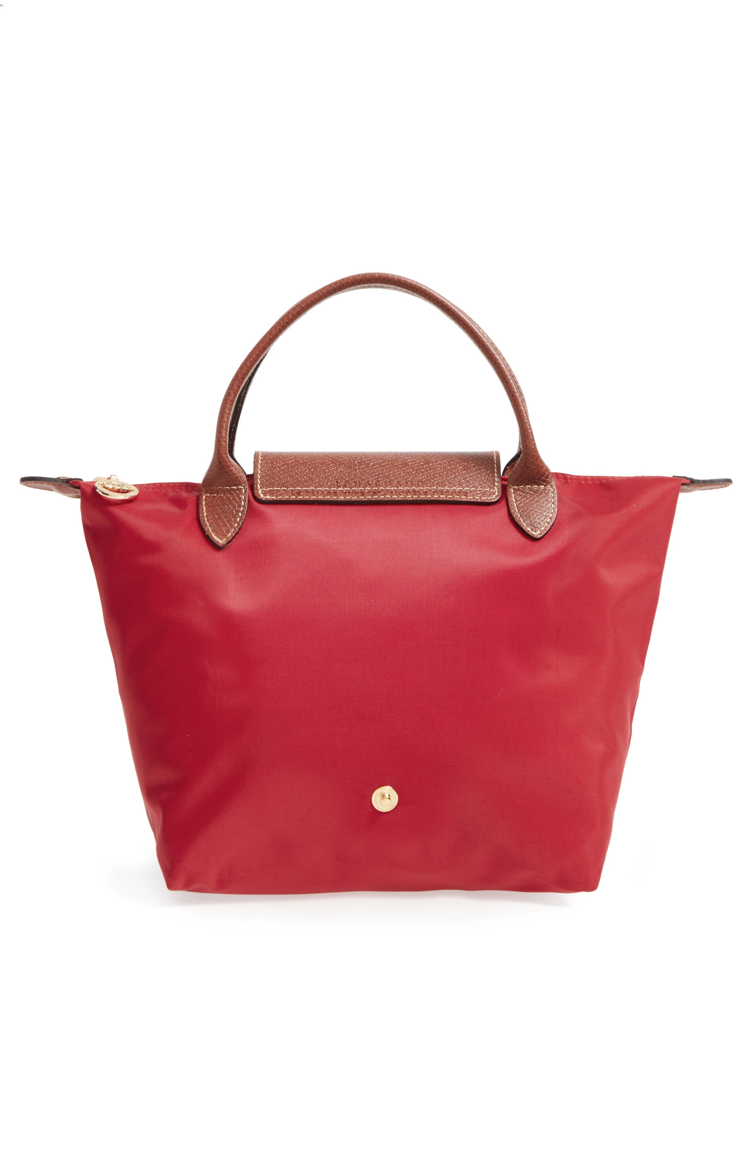 longchamp le pliage medium short handle