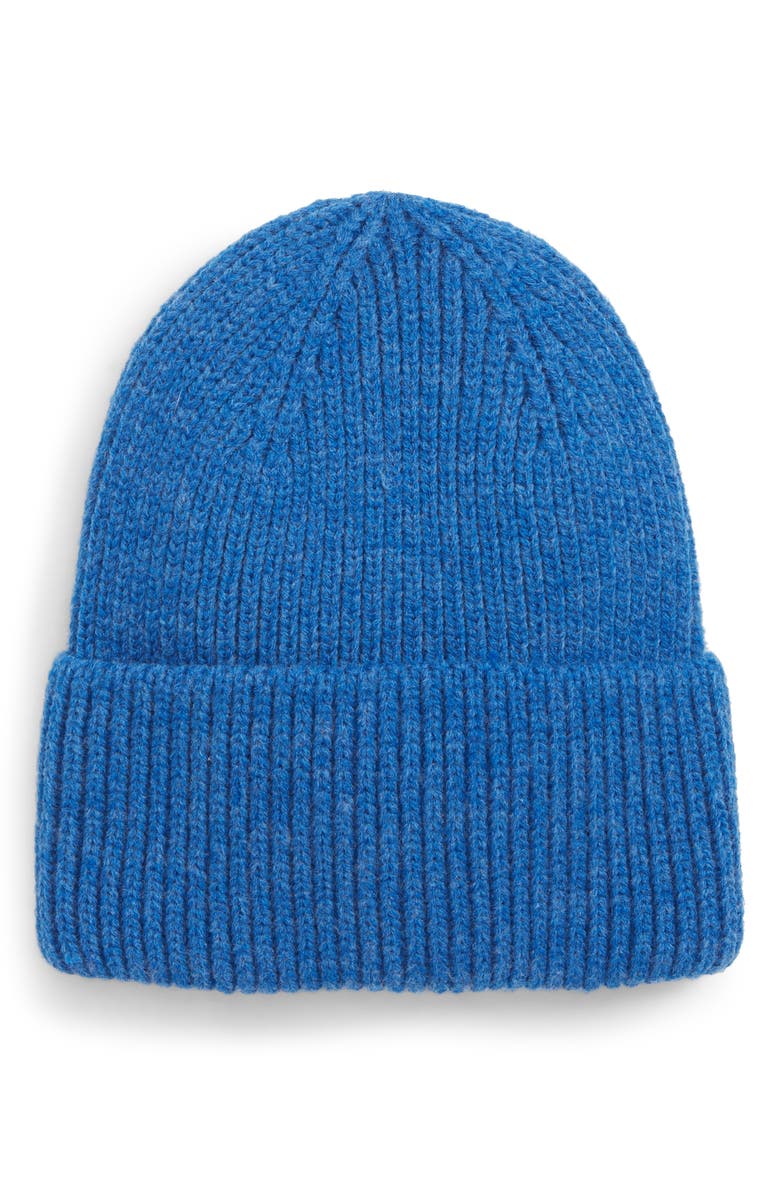 TROUVÉ Cuff Beanie, Main, color, BLUE CAMP