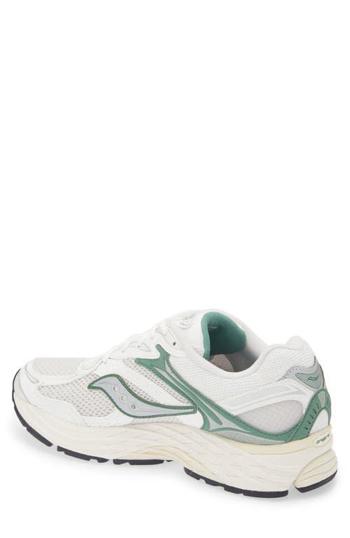 Saucony Gender Inclusive Progrid Omni 9 Sneaker In Ivory/green