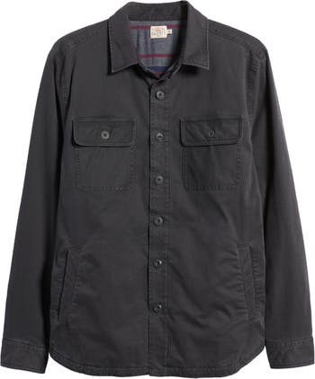 Faherty CPO Blanket Lined Stretch Organic Cotton Shirt Jacket