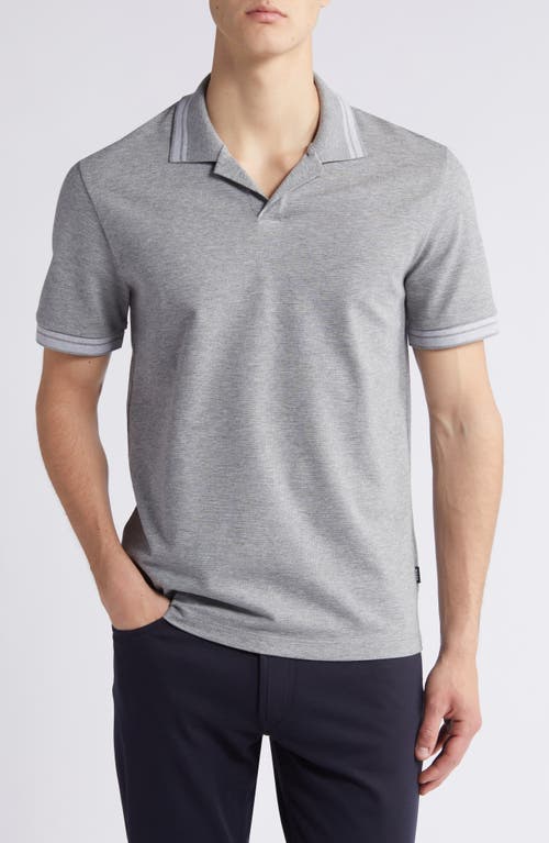 Shop Hugo Boss Boss Pye Polo In Silver