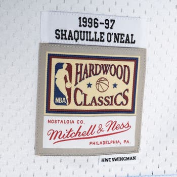 Men's Mitchell & Ness Powder Blue/White Los Angeles Lakers Hardwood  Classics 1996 Split Swingman Shorts