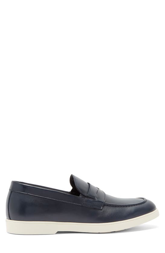 Bruno Magli Ezra Penny Loafer In Navy