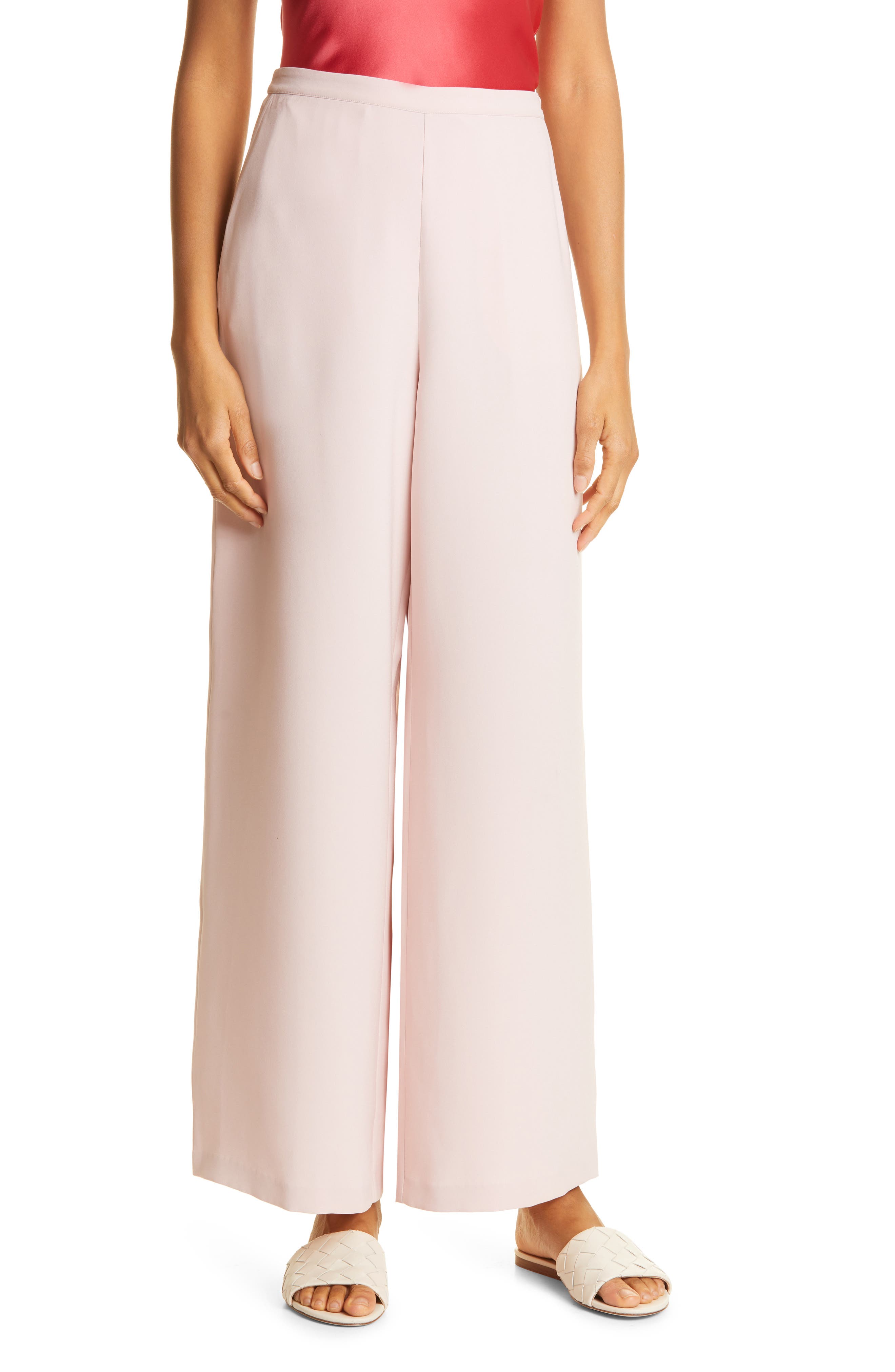Careste Lena Wide Leg Silk Pants 