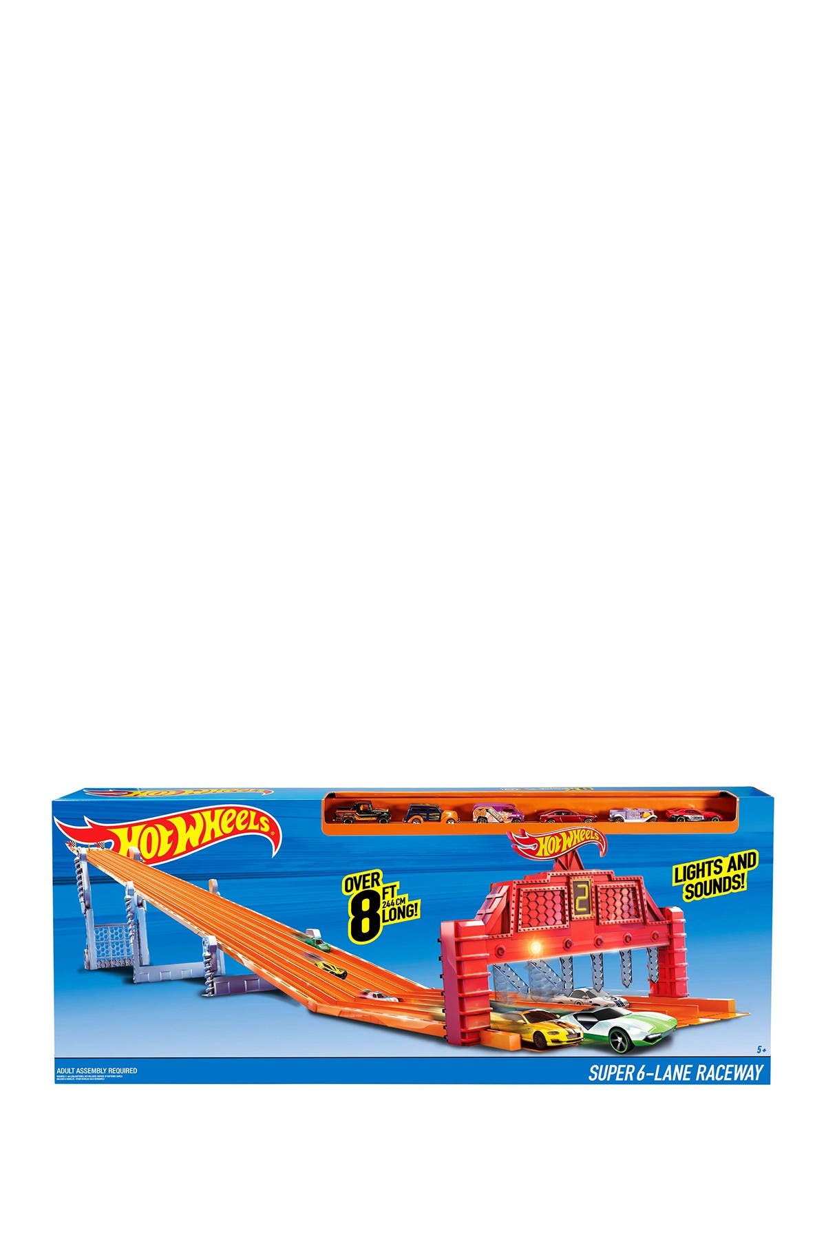 six lane raceway