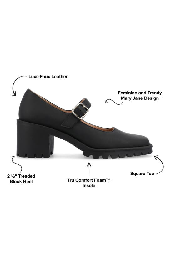 Shop Journee Collection Mary Jane Pump In Black