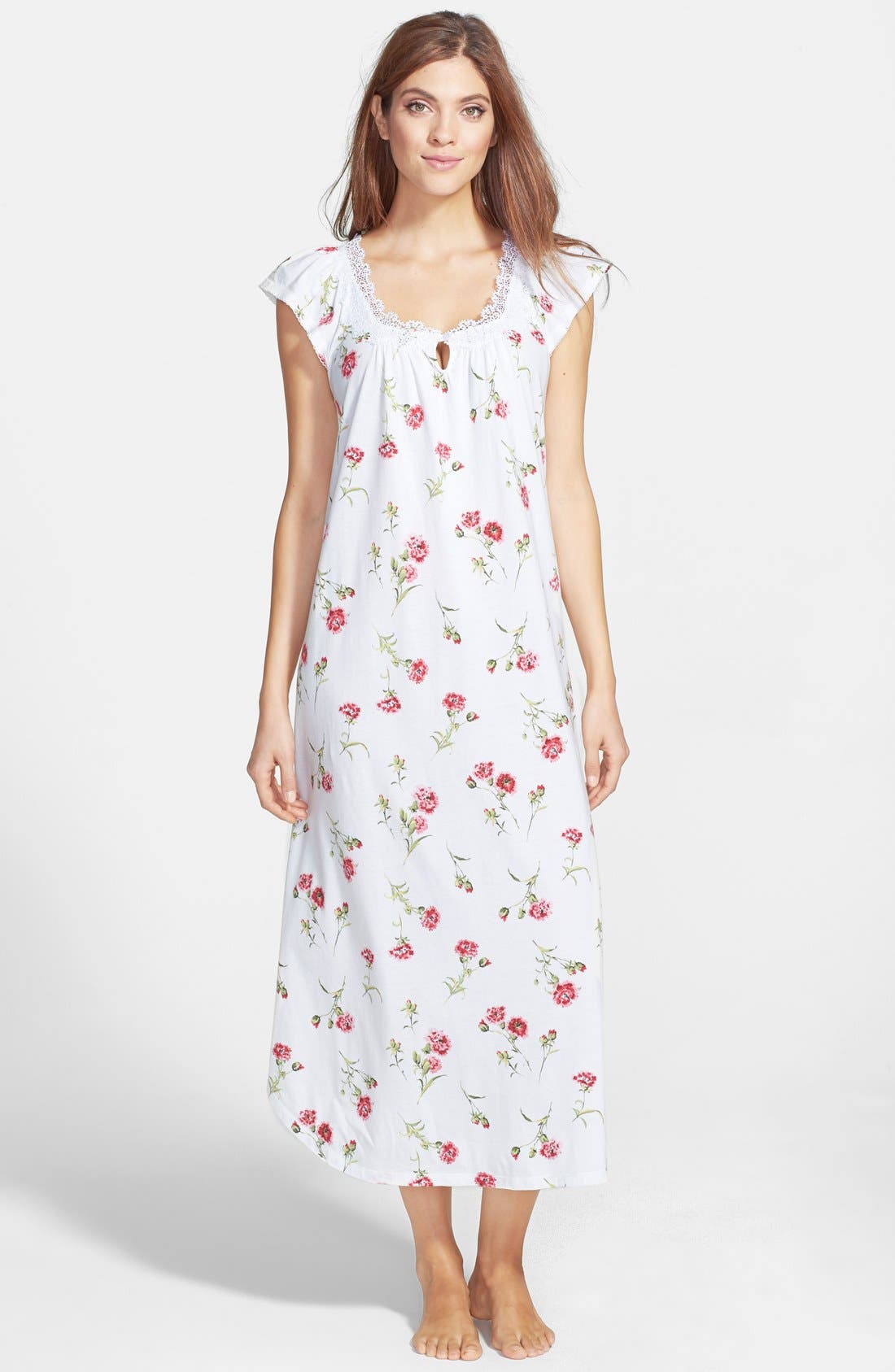 Carole Hochman Designs 'Forever Carnation' Long Nightgown Nordstrom