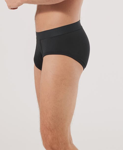 Shop Pact Organic Everyday Brief 4-pack In Black