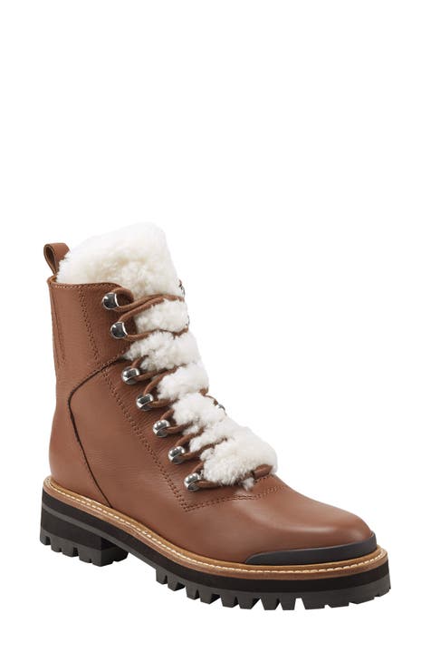 Genuine shearling boots sale