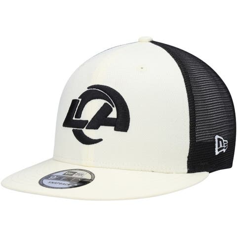 Men's New Era Cream/Black Los Angeles Rams Chrome Collection 9FIFTY ...