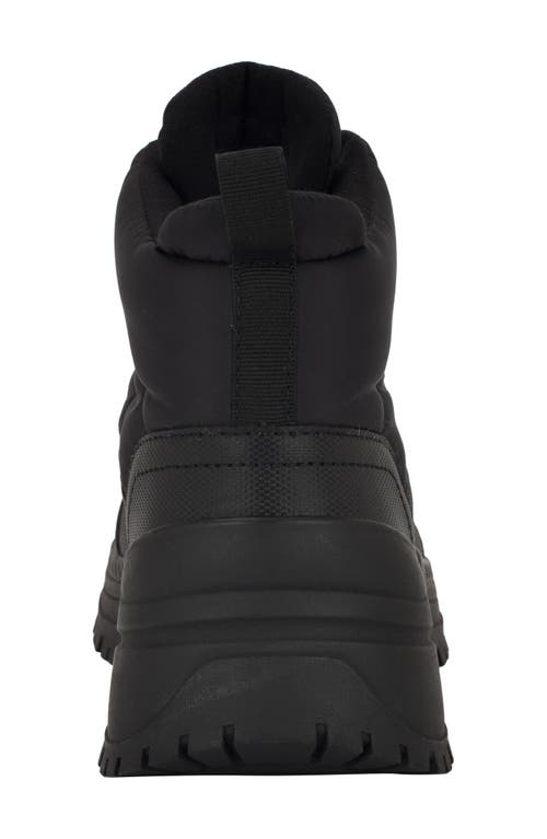 Shop Calvin Klein Noanne Quilted Winter Boot In Black