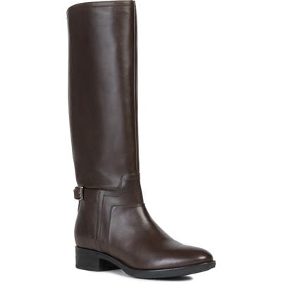 Geox Felicity Knee High Boot, Brown