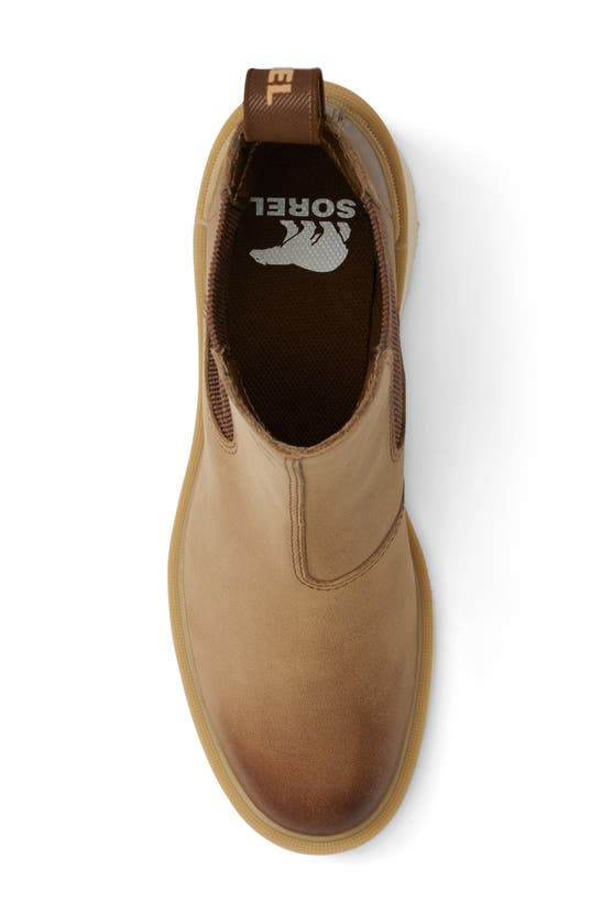 Sorel Women's Hi-line Heel Pull On Chelsea Boots In Umber Ceramic