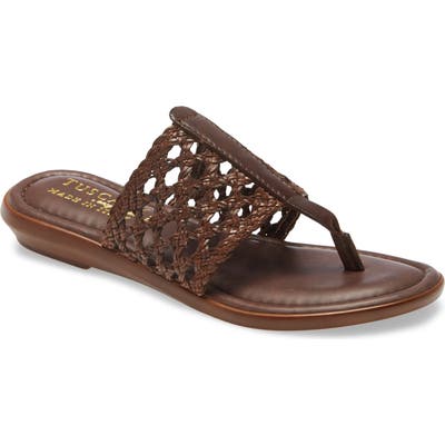 Tuscany By Easy Street Carlina Flip Flop, Brown