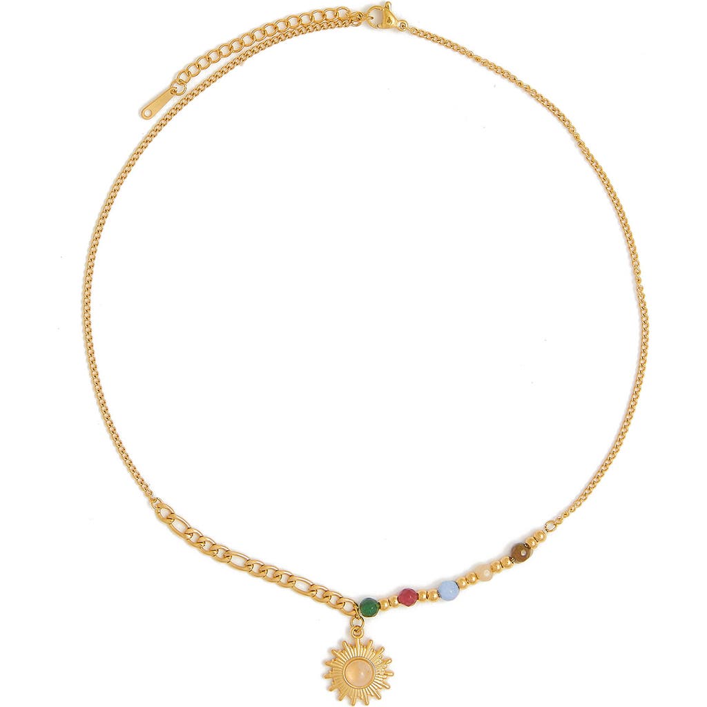 Petit Moments Sunbeam Pendant Necklace In Gold