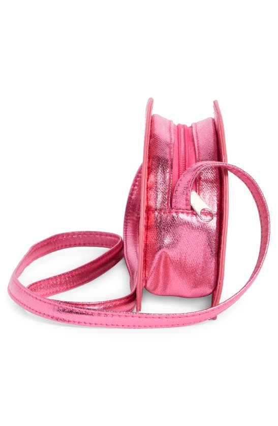 Shop Capelli New York Rainbow Metallic Crossbody Bag In Pink Multi Combo