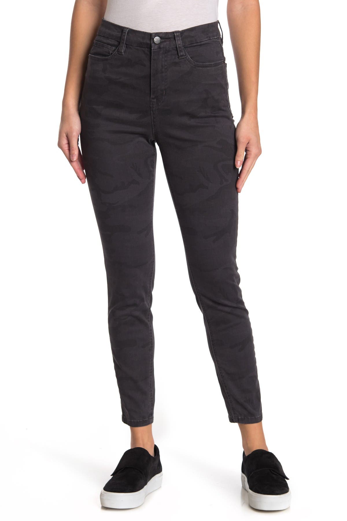 high waisted camo jeans