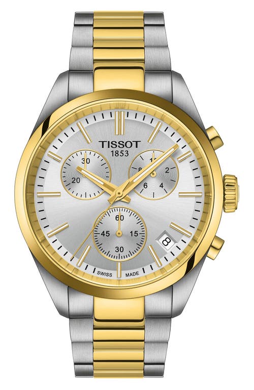 Tissot Pr 100 Chronograph, 40mm In Silver