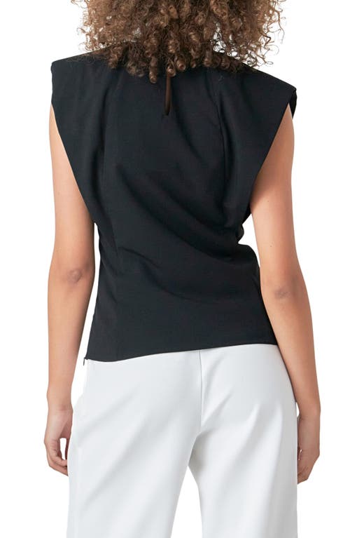 Endless Rose Sleeveless Top In Black