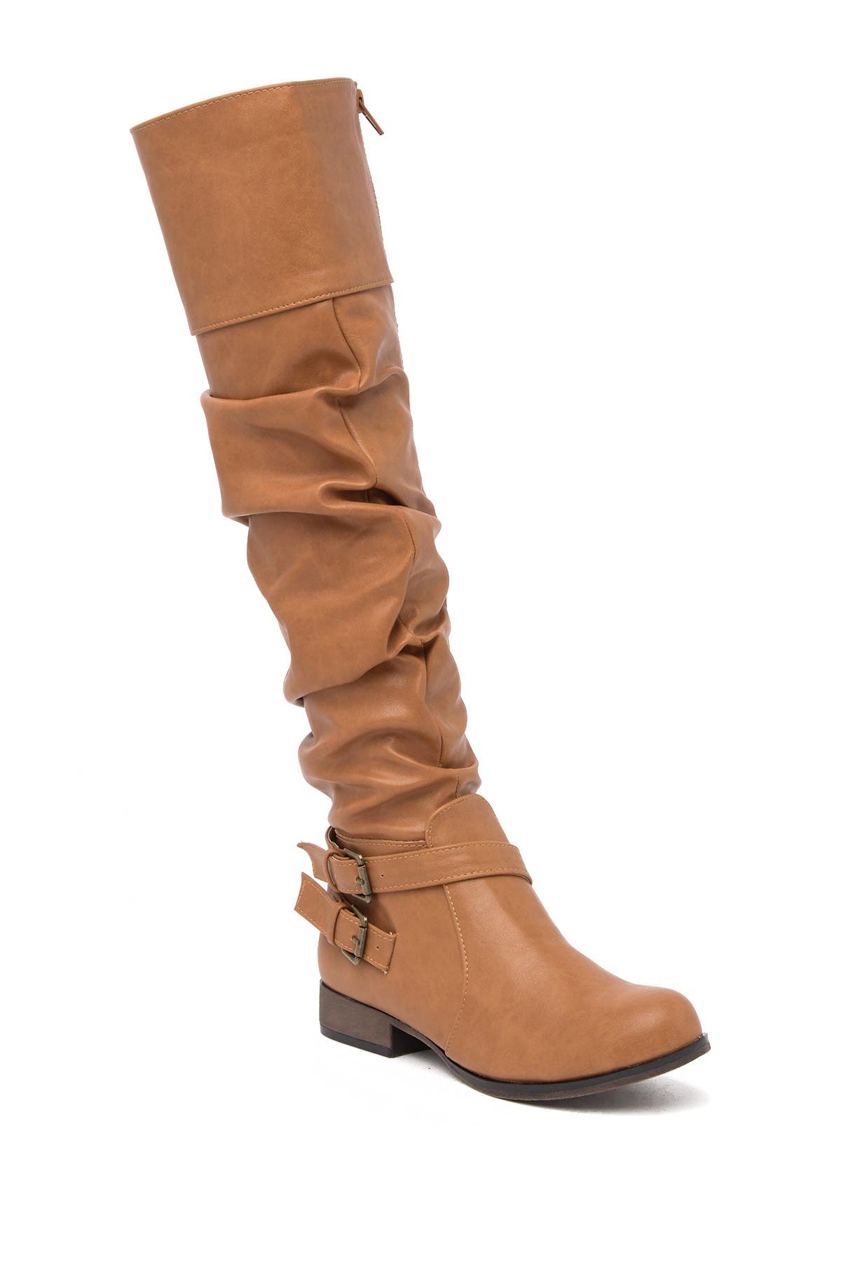 slouch knee high boots