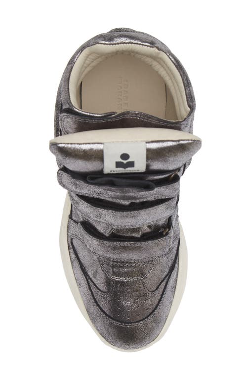 Shop Isabel Marant Festive Balskee Sneaker In Silver